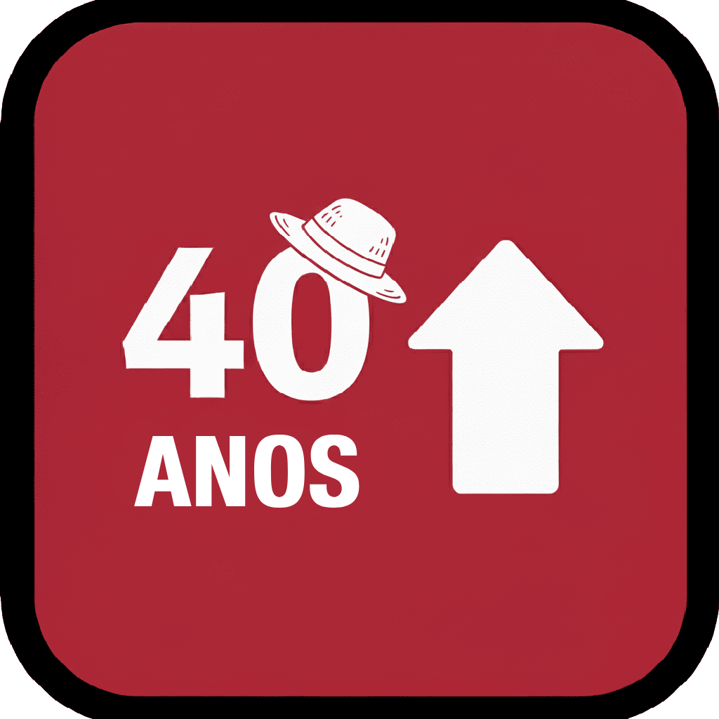 Mais de 40 anos
