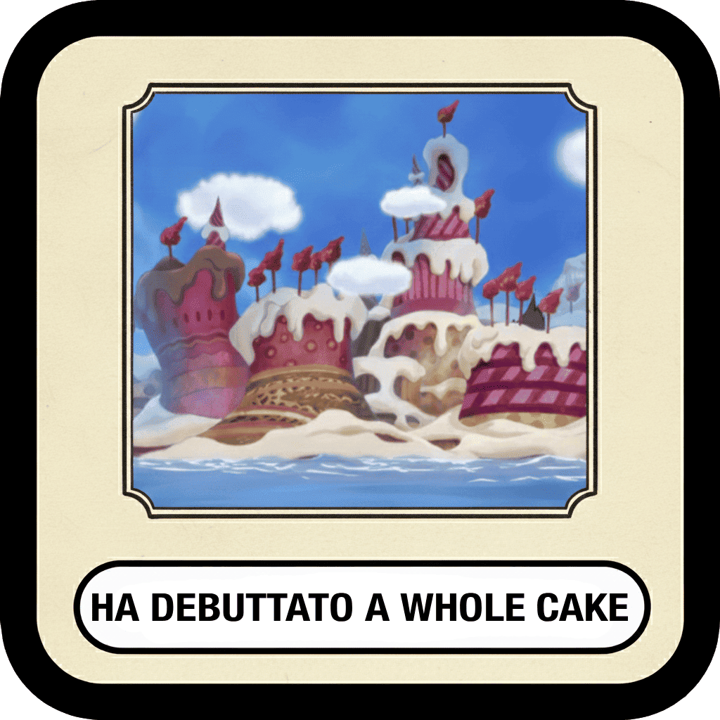 Debuttò a Whole Cake Island