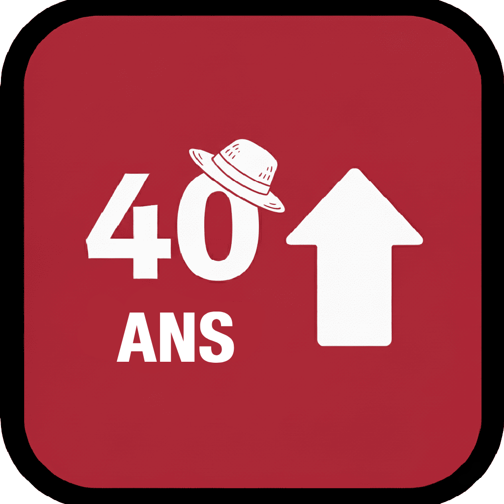 Plus de 40 ans