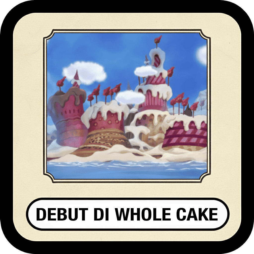 Debut di Whole Cake Island