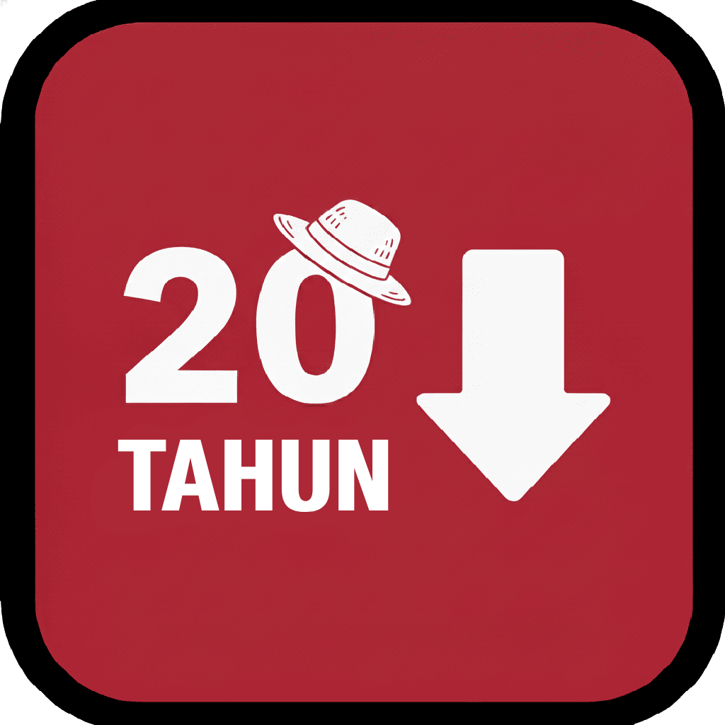 Di bawah 20 tahun