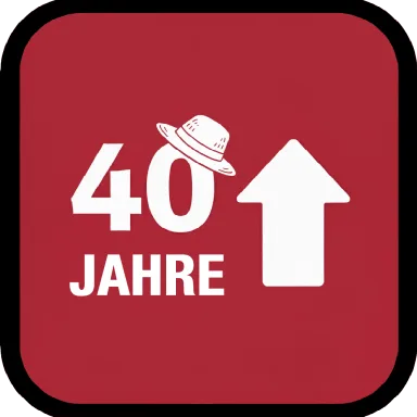 Über 40 Jahre alt