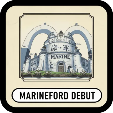Debuteerde in Marineford