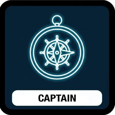 Is een piratenkapitein