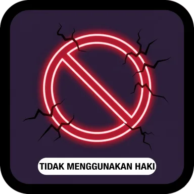 Tidak menggunakan Haki