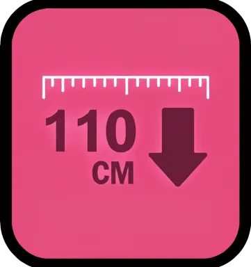 Meno di 1,10m