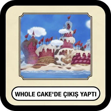 Whole Cake Island'da çıktı