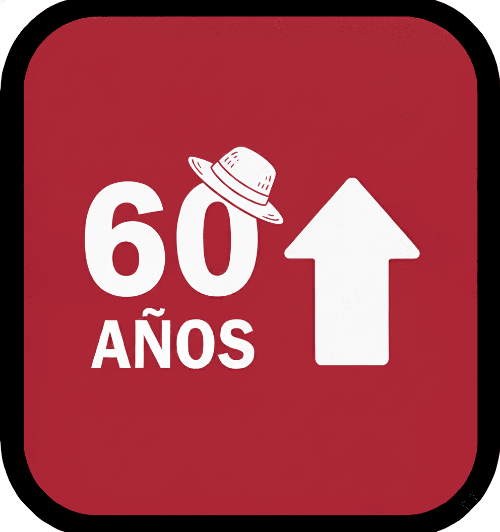 Más de 60 años