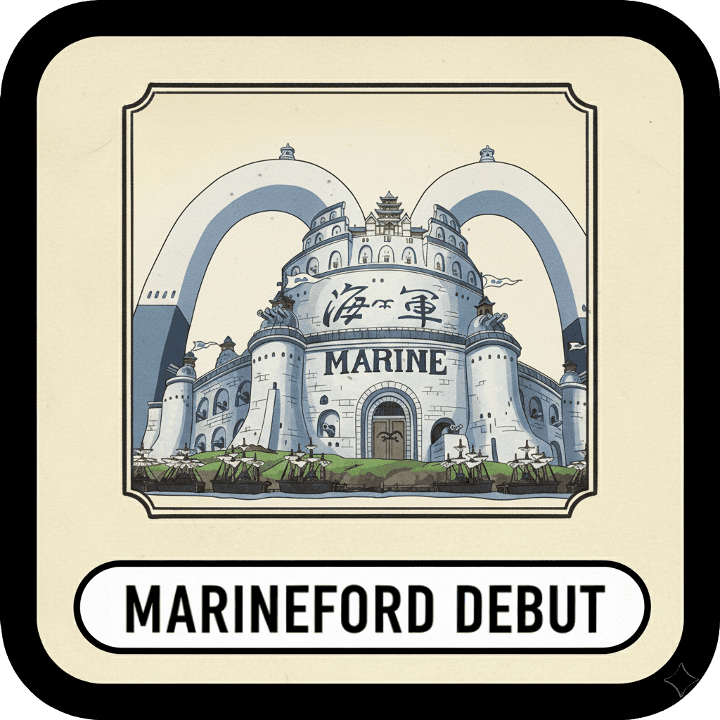 Debutó en Marineford