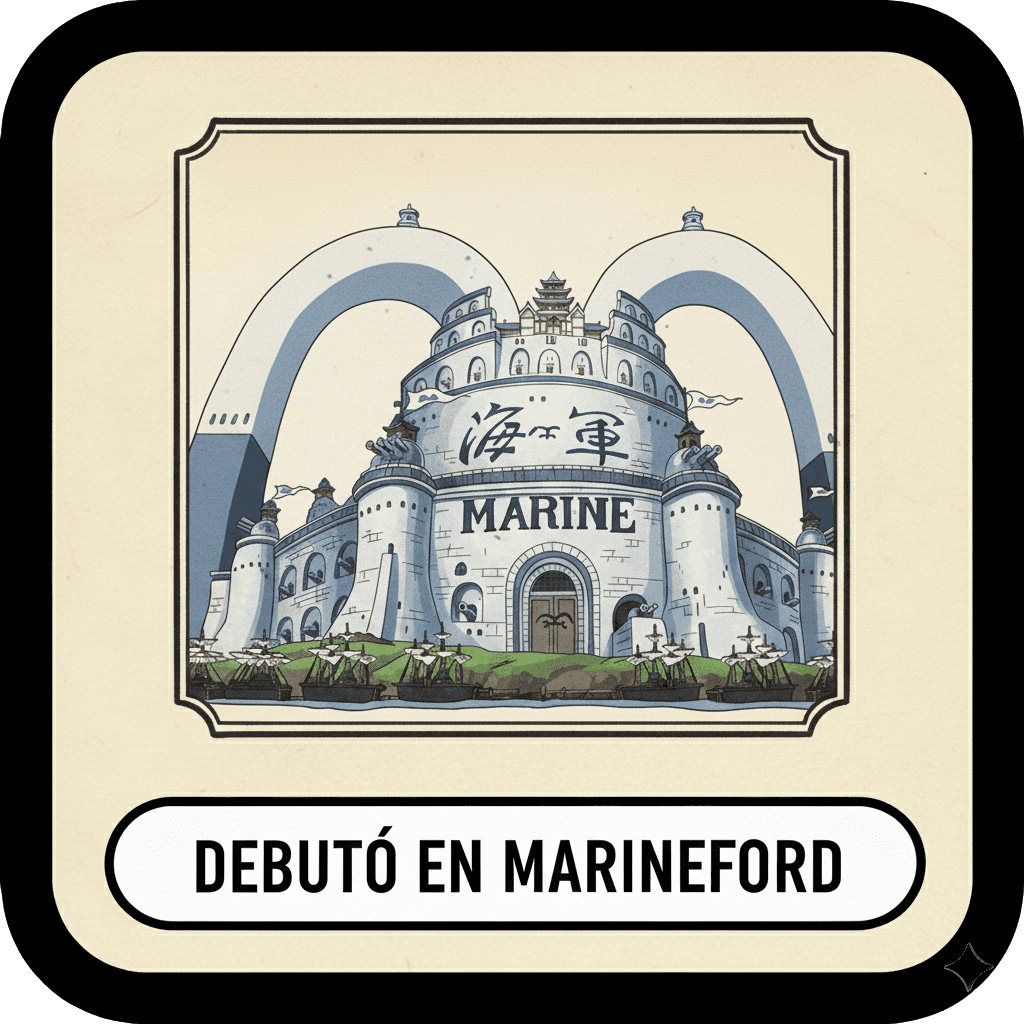 Debutó en Marineford